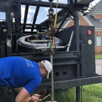 getting ready to pull a pump