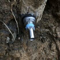 Trench, pipe and wire for a new well pump