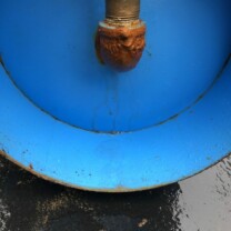 leak at pressure tank