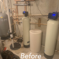 water treatment replacement installation