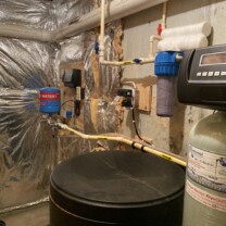 Water Softener, sediment filter and a constant water pressure system