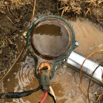 overflowing well