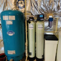 Pressure Tank, Carbon Tank, Water Softener and Sediment Filter