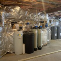 Ultraviolet Light, Water Softener, Multimedia Tank, constant pressure system, water heaters and flood protection barriers