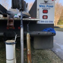 new constant pressure pump and well cap replacement
