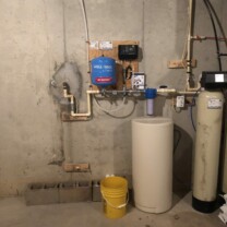 constant pressure system, sediment filter and water softener