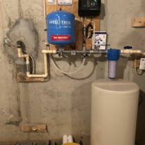 constant pressure system, sediment filter