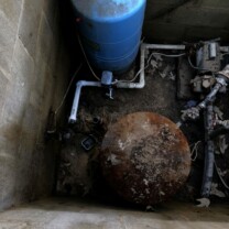 well pit