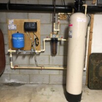 Constant Pressure System, sediment filter and an acid neutralizer