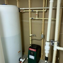 Water Storage Tanks and Booster pump