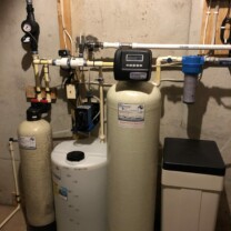 Carbon Tank, Solution Feeder, Water Softener, Sediment Filter and a constant pressure system