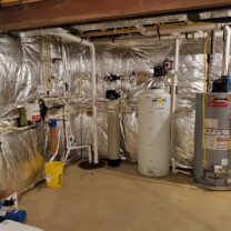 constant water pressure system, sediment filter, water Softener, Sump Pump, Chemical Feeder and water heater