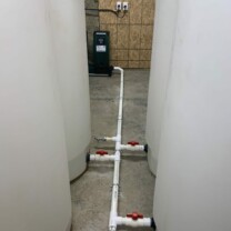 Storage Tanks with Water Pressure Booster pumps