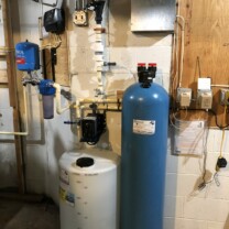 Constant Pressure System, Sediment Filter, Solution Feeder and a Carbon Tank