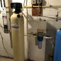 Ultraviolet Disinfection Light, Acid Neutralizer, Sediment Filter and pressure tank