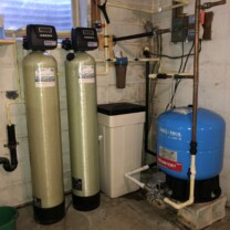 Water Softener, Acid Neutralizer, Sediment Filter and a pressure tank