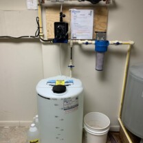 Chemical Feeder, Sediment Filter and Pressure Tank