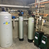 Solution Feeder, Sediment Filter, MultiMedia Tank, Carbon Tank and water pressure Booster Pumps